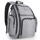 Mochila para fraldas Mancro Large Impermeável Cinza 0,85 kg Mochila para fraldas Mancro Large Impermeável Cinza 0,85 kg