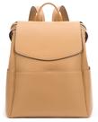 Mochila para fraldas MIA + SOPHIA Leather com trocador marrom