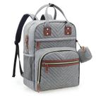 Mochila para fraldas Tuwubi Baby Essentials impermeável cinza