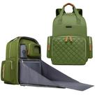 Mochila para fraldas WITSTEP com estação de mudança verde Mochila para fraldas WITSTEP com estação de mudança verde