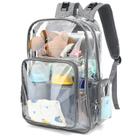 Mochila para fraldas Yusudan Clear Grey 29x13x41 cm