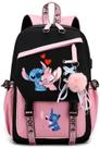 Mochila para laptop de desenho animado de anime com porta de carregamento USB Mochila para laptop de desenho animado de anime com porta de carregamento USB