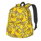 Mochila para laptop Jbofyee Cute Rubber Ducky Yellow para adultos