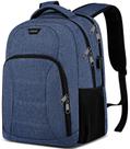 Mochila para laptop Liokesa para homens e adolescentes escolares com USB azul 30L Mochila para laptop Liokesa para homens e adolescentes escolares com USB azul 30L