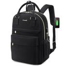 Mochila para laptop LOVEVOOK para mulheres de 15,6" com porta USB à prova d'água