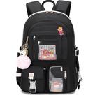 Mochila para laptop LXYGD, mochila escolar de 16 polegadas, viagem universitária, preta Mochila para laptop LXYGD, mochila escolar de 16 polegadas, viagem universitária, preta