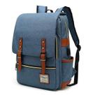 Mochila para laptop Mancio Slim Vintage 15,6" para viagens azul Mochila para laptop Mancio Slim Vintage 15,6" para viagens azul