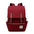 Mochila para laptop Mancio Slim Vintage para viagens 15,6" vermelha Mochila para laptop Mancio Slim Vintage para viagens 15,6" vermelha