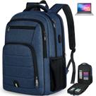 Mochila para laptop RAINSMORE de 17 polegadas impermeável para homens e mulheres