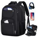 Mochila para laptop SDYSM 45L com carregamento USB 17,3" resistente à água