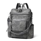 Mochila para laptop Shrie Vegan Leather de 15,6 polegadas para mulheres
