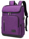 Mochila para laptop YALUNDISI Travel Carry On USB Charging Purple