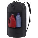 Mochila para lavar roupa suja F-color Heavy Duty 75L com capacidade preta