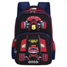 Mochila Para Meninos Infantil Carro de Corrida Escolar 3D