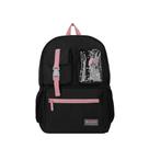Mochila para Notebook 15" Cleveland Preta e Rosa