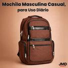 Mochila para Notebook com Compartimentos Organizados e Entrada USB Externa Mochila para Notebook com Compartimentos Organizados e Entrada USB Externa