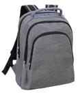 Mochila para notebook em tecido natural cinza ls mn4195