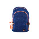 Mochila Para Notebook Impermeável Azul Marinho 32 x 20 x 42 cm Unissex Moods Up Happy Biggdesign