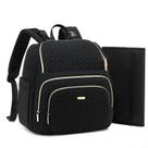 Mochila para Pañales MAPLELILY Ligera y Estilizada en Negro