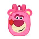 Mochila Passeio com Orelhas 3D Lotso Toy Story Pelúcia Mochila Passeio com Orelhas 3D Lotso Toy Story Pelúcia
