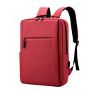 Mochila Passeio Escolar Executiva Unissex Vermelha Nylon Resistente Notebook Cabo USB Lançamento