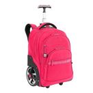 Mochila Paul Frank Carrinho Mega Rodas T03 - Rosa