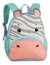 Mochila pequena escolar passeio zebra