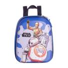 Mochila Pequena Maxtoy Star Wars R2D2 Azul