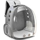 Mochila Pet De Transporte Visão 360 Panoramica Gato Cão Preto