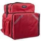 Mochila Pizza Vermelha Compartimento Superior Com Aluminio