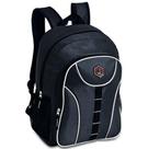 Mochila Poliéster De Costas Preta MB6006A - Clio Style