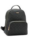 Mochila Preta Elemento Gráfico Casual - Chenson Original Mochila Preta Elemento Gráfico Casual - Chenson Original