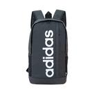 Mochila Preto e Branco Bolsos Laterais Telados Adidas Mochila Preto e Branco Bolsos Laterais Telados Adidas