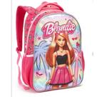 Mochila princessa barbie holografica escolar menina seanite(mi42158)