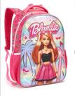 Mochila princessa barbie holografica escolar menina