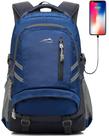 Mochila ProeTrade para viagem universitária e laptop de 15,6" azul