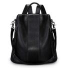 Mochila Purse S-ZONE Mochila antifurto de couro para mulheres
