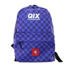 Mochila QIX Chorão Eterno Roxa Masculina Feminina Escolar Básica Resistente Bolsos Notebook