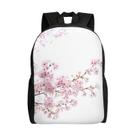 Mochila QQLADY Cherry Blossoms Tree impermeável para laptop de 15,6"