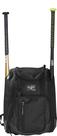 Mochila Rawlings CHAOS Series para beisebol juvenil preta