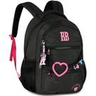 Mochila Rebecca Bonbon Heart Beats - RB27014 - PRETO