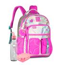 Mochila Rebecca Bonbon Holográfica Grande RB Pompom Squeeze