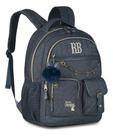 Mochila Rebecca Bonbon Jeans Bolsa Escolar Feminina Moderna Mochila Rebecca Bonbon Jeans Bolsa Escolar Feminina Moderna