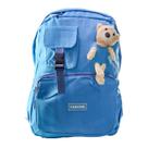 Mochila Reforçada Escolar Bear Azul Notebook 43x30cm
