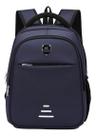 Mochila Reforçada Resistente Masculina Preta Lançamento