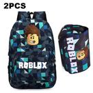 Mochila Roblox Student School + estojo para lápis