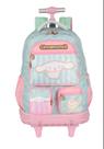 Mochila Rodas Escolar Infantil 18" Sanrio Luxcel MC49694SR Cor:Verde Mochila Rodas Escolar Infantil 18" Sanrio Luxcel MC49694SR Cor:Verde