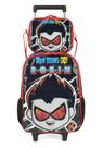 Mochila Rodas Lancheira Infantil Luxcel TeensTitans 37872