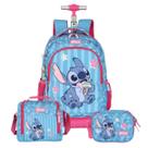 Mochila Rodas Lancheira Térmica Estojo Box Stitch Meninas Mochila Rodas Lancheira Térmica Estojo Box Stitch Meninas