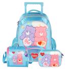Mochila Rodas Lancheira Térmica Estojo Ursinhos Carinhosos Mochila Rodas Lancheira Térmica Estojo Ursinhos Carinhosos